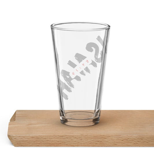 Shaker pint glass
