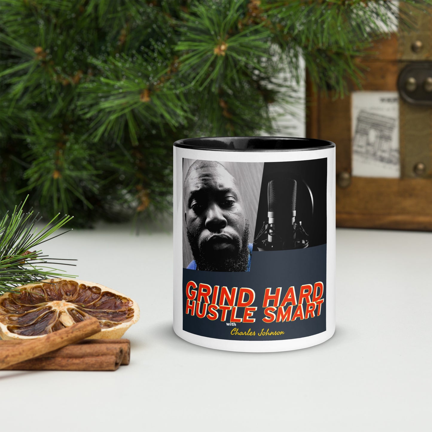 GRIND HARD HUSTLE SMART MUG